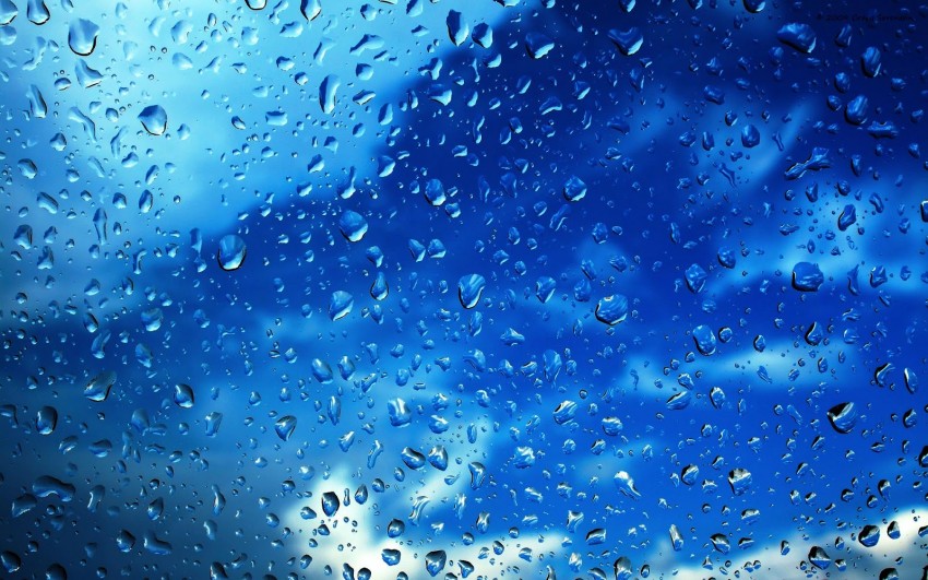 Transparent Rain HD Background Dow227