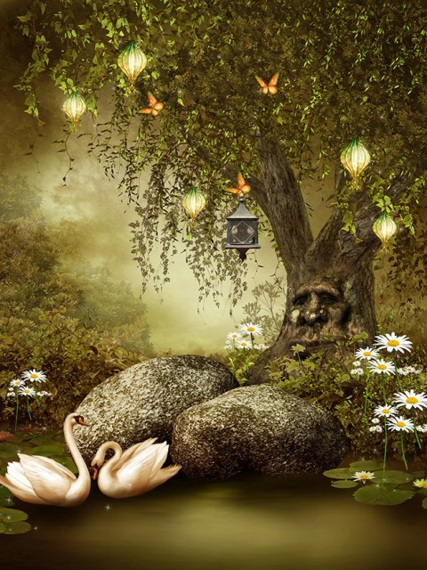 Tree Studio Background HD Download