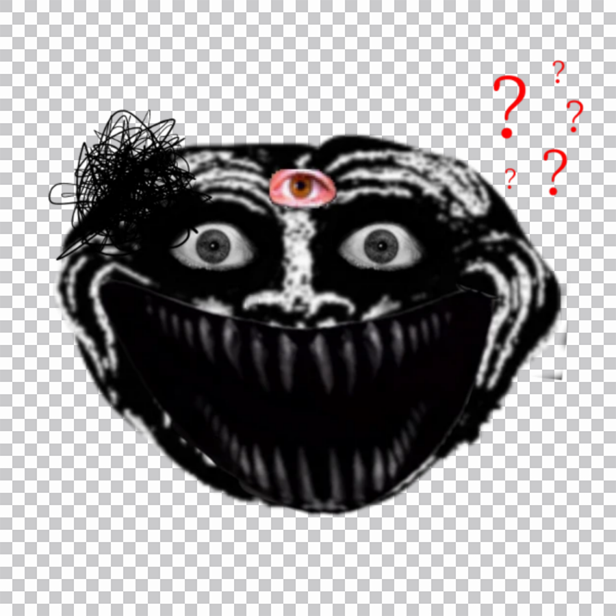 Black Troll Face Transparent PNG Download Free
