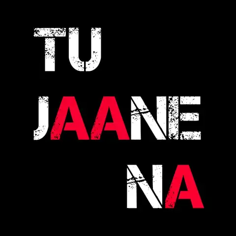 Tu Jaane Na English Hindi Text PNG Images Download