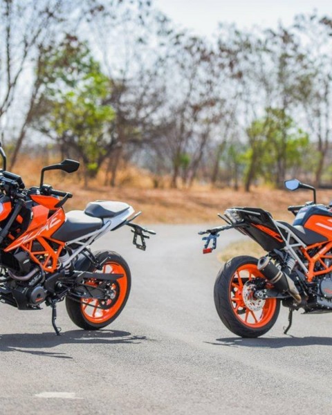 Two KTM Bike PicsArt Background HD Background