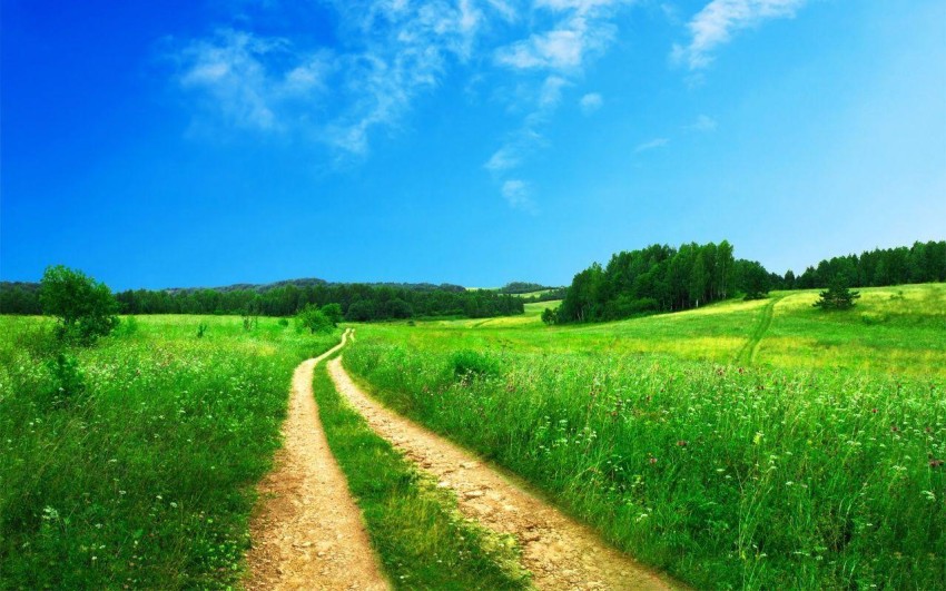 Village Road Background HD Download