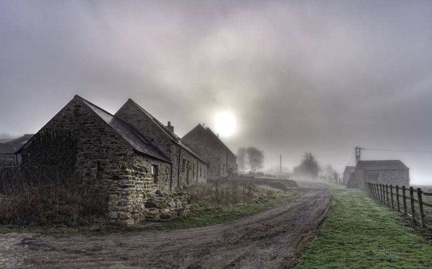 Village Road Photo Image Background HD Download