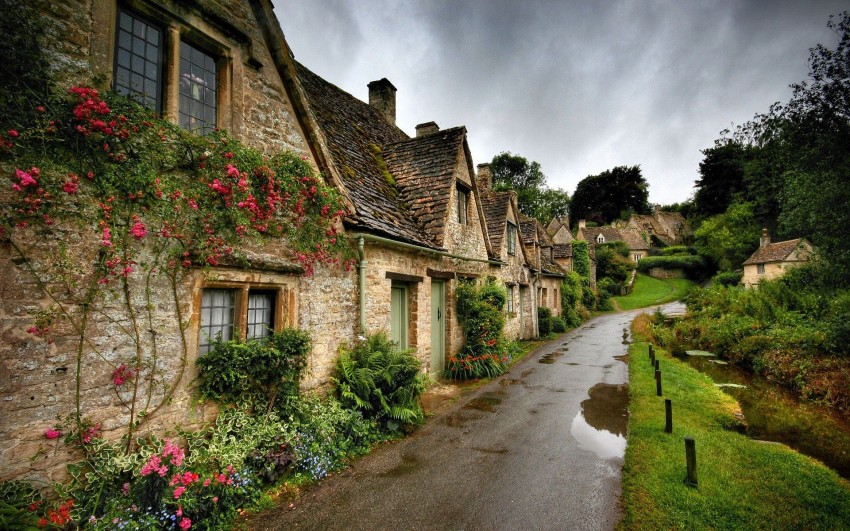 Village Road Photo Image Background HD Download