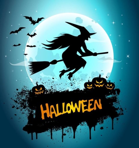 Vintage Halloween HD Background Wallpaper