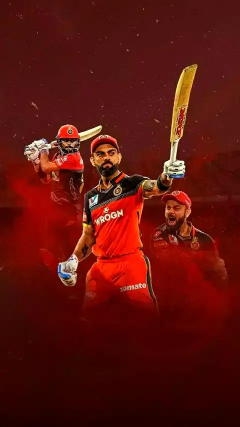 Virat Kohli With Bat IPL Editing Background HD Download