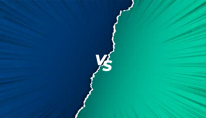 VS Thumbnail Blue Green Background Free Download