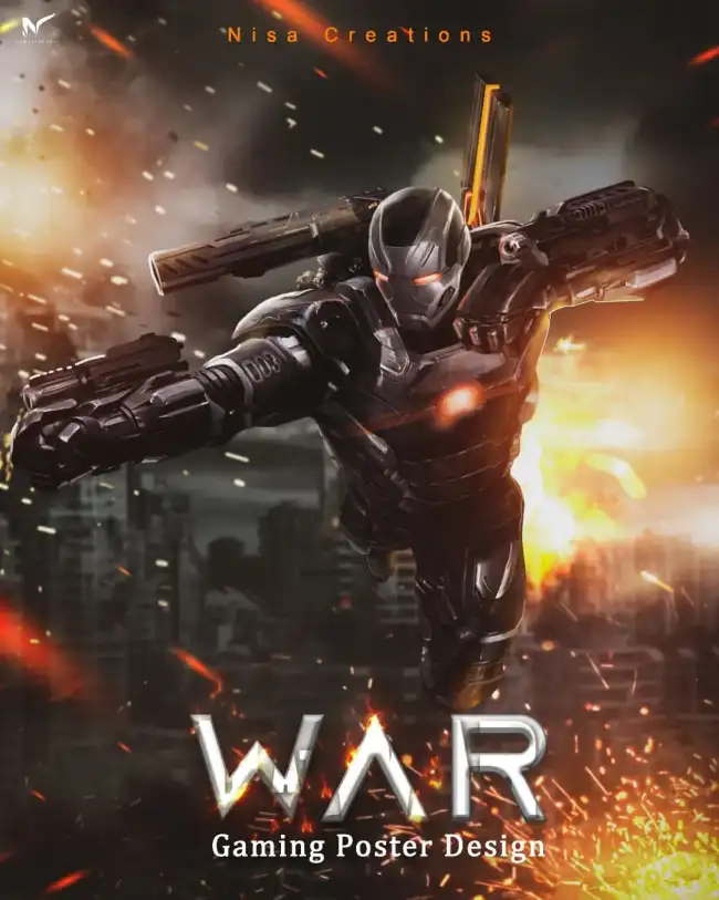 War Iron Man Suits PicsArt Editing Background Full HD Download