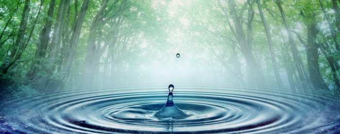 Water Drop Flex Banner Background High Resolution Free