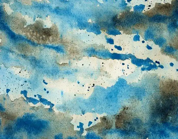 Watercolor Blue White Pain Background HD  Images