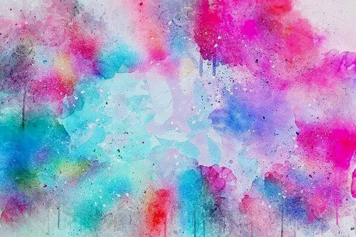 Watercolor Colorful Paint Splatters  Background HD  Images