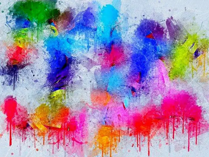 Watercolor Colorful Paint Splatters  Background HD  Images