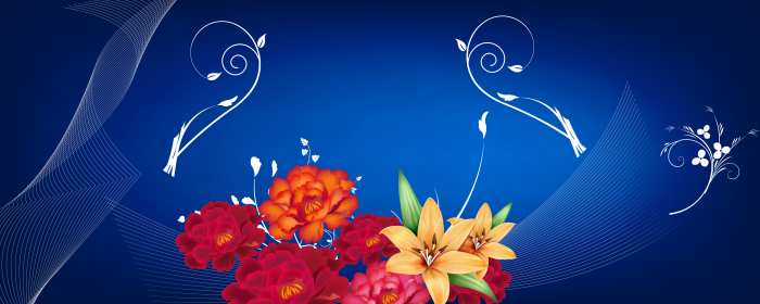 Wedding Album Flower Design Backgrounds HD Wallpapers