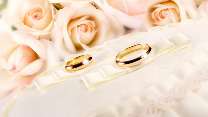 Wedding Flower Ring Marriage Background Free Download