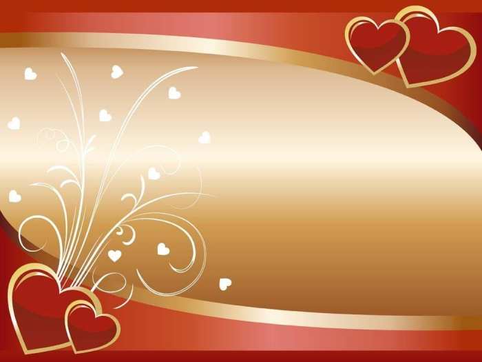 Wedding Marriage Heart Card Background Free Download