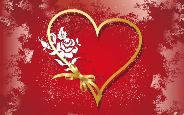 Wedding Marriage Heart Card Background Free Download