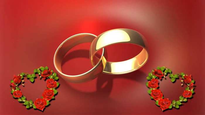 Wedding Marriage Ring Background Free Download