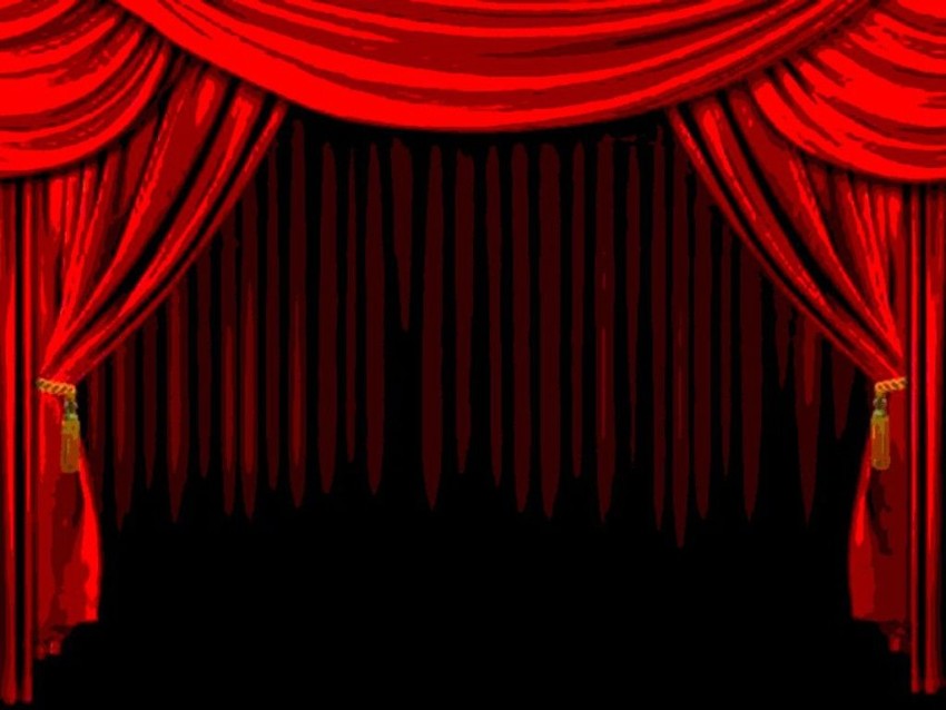 Wedding Red Curtain HD Background Wallpaper