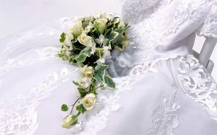 Wedding White Flower Marriage Background Free Download