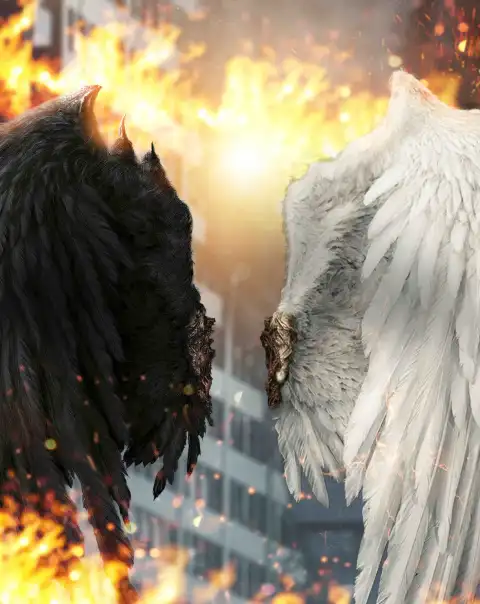 White Black Wings CB Editing Background Full HD Download