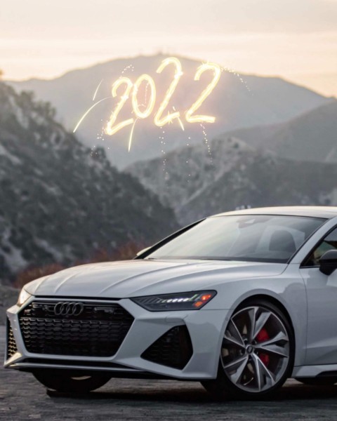 White Car  2022 Happy New Year CB PicsArt  Background