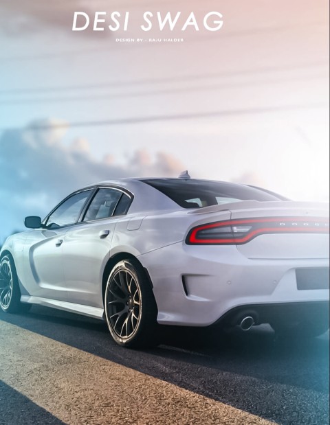 White Car CB Editing Background Full HD