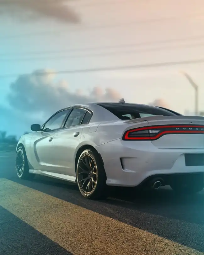 White Car Picsart Background HD Download