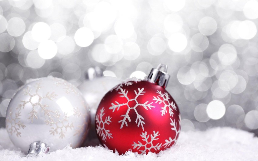 White Christmas HD Background Wallpaper