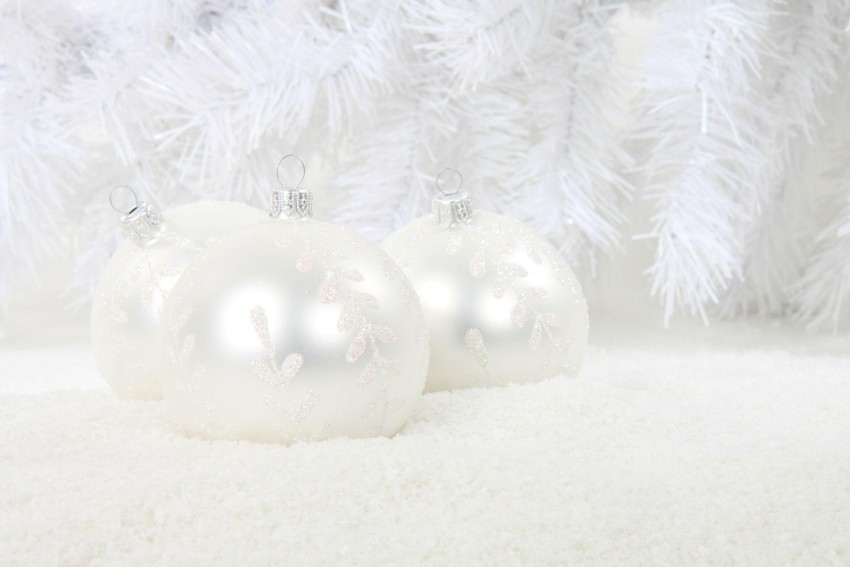 White Christmas HD Background Wallpaper