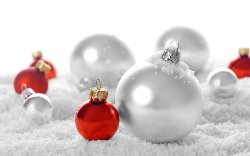 White Christmas HD Background Wallpaper