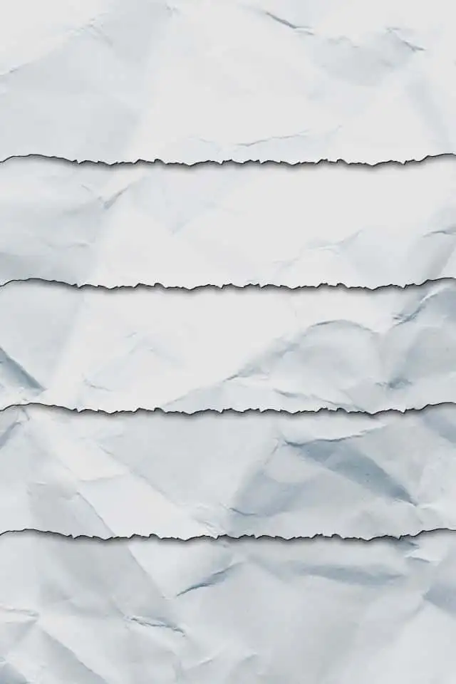 White Crumpled Torn Paper Background HD Images