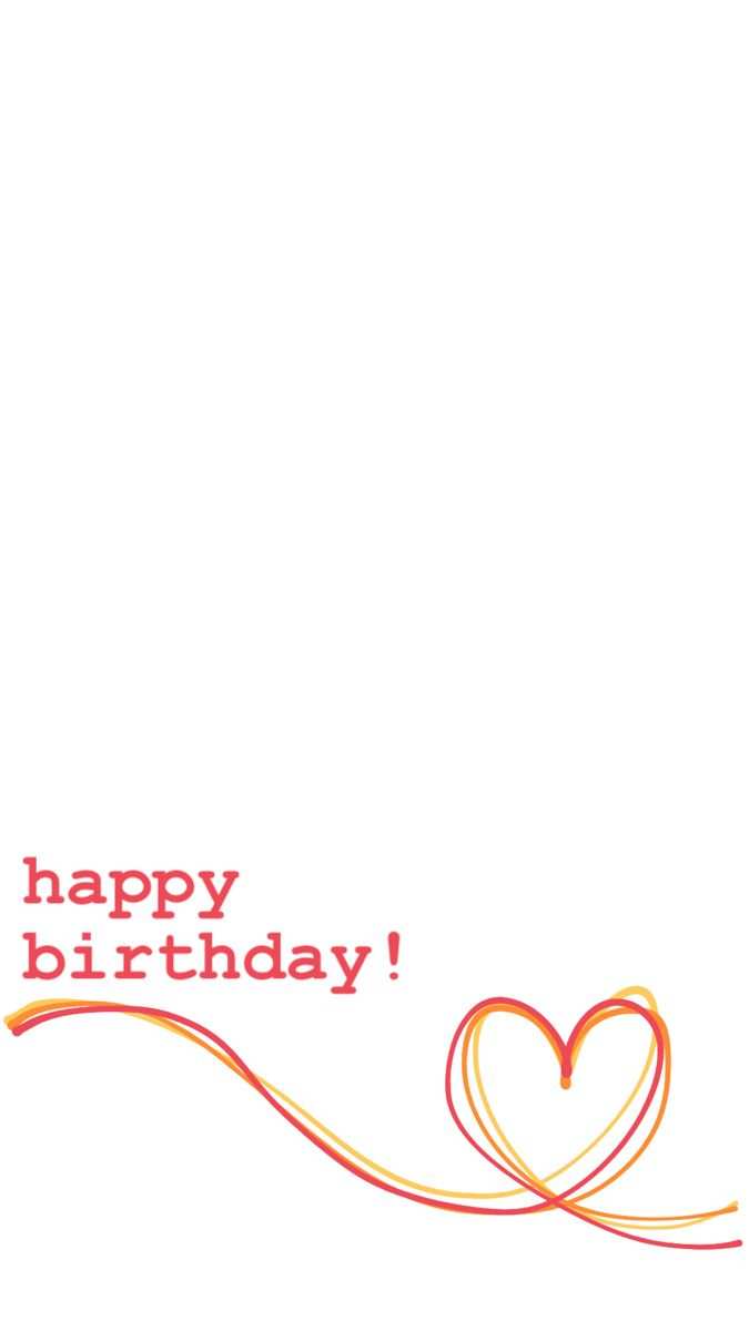 White Instagram Happy Birthday Story Post Background