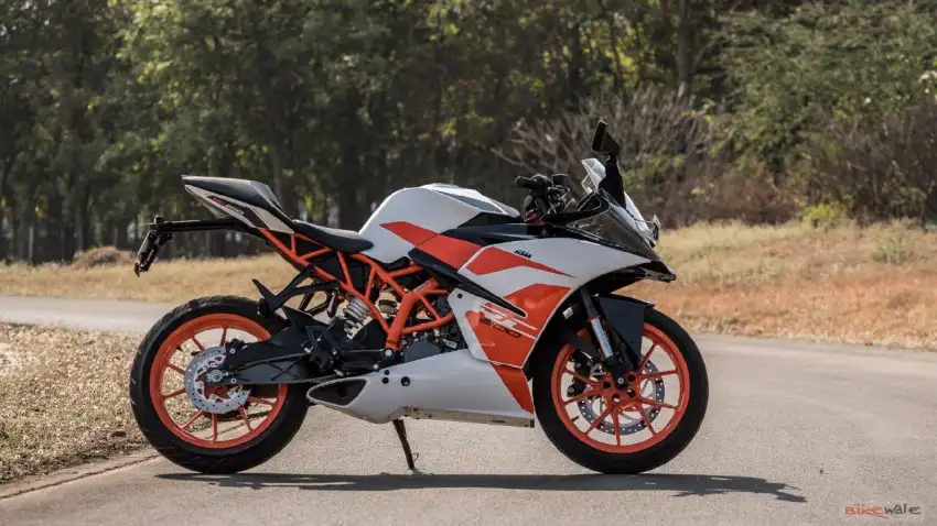 White KTM Bike Background HD Download Free