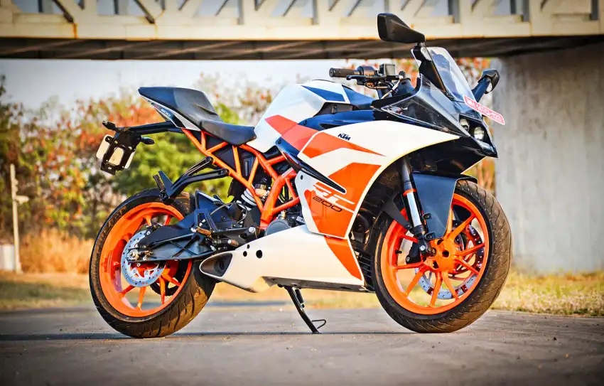 White KTM Bike Editing Background HD Download