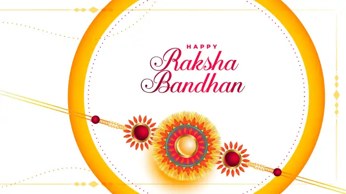 White Raksha Bandhan Background