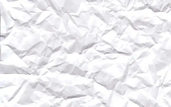 White Wrinkled Crumpled Paper Background HD Images