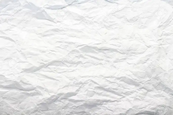 White Wrinkled Crumpled Paper Background HD Images