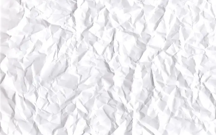 White Wrinkled Crumpled Paper Background HD Images