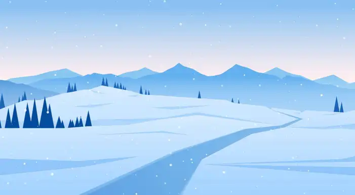 Winter Cartoon Snow Background HD Images Free