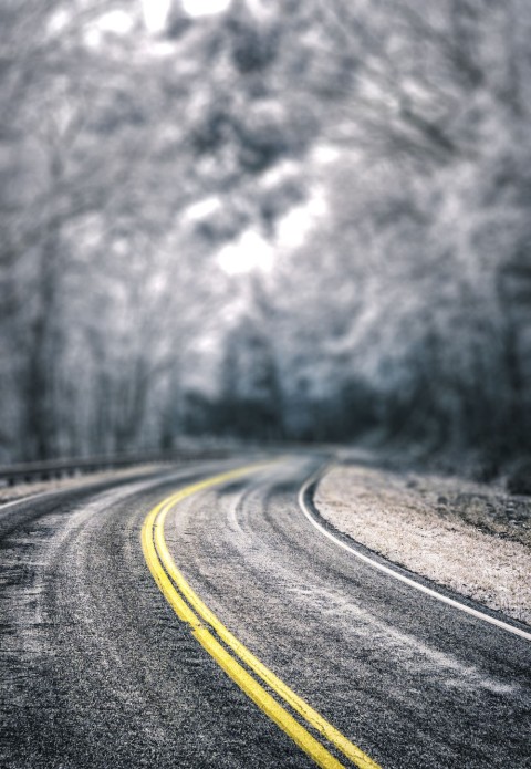 Winter Highway Road CB Snapseed Picsart Background HD