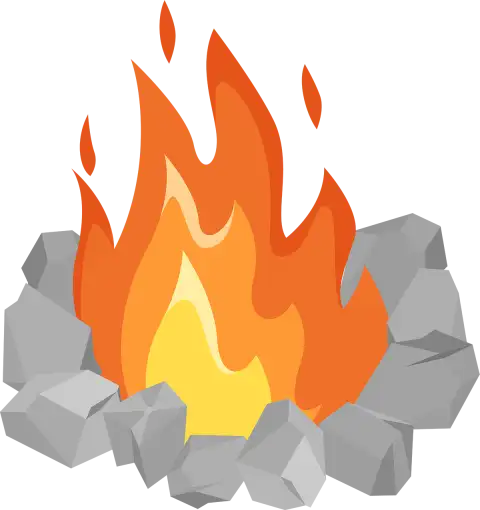 Wood Campfire Burning Fire Clipart PNG HD Images