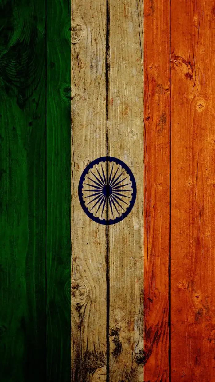 Wood India Flag Phone iPhone Mobile Background HD Images 