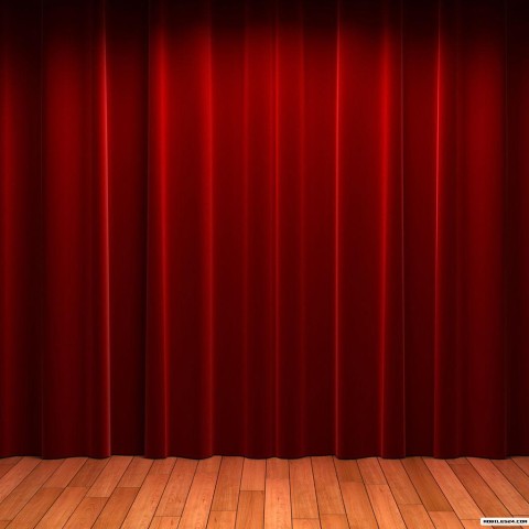 Wood Red Curtain HD Background Wallpaper