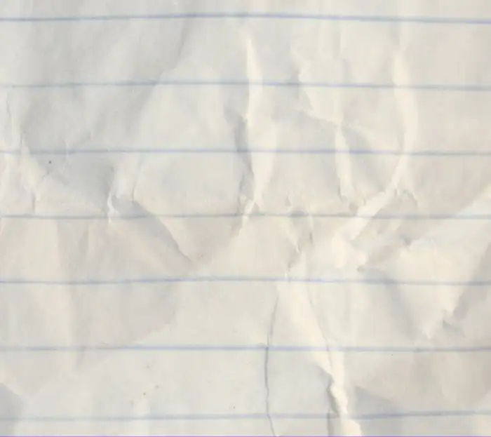 Wrinkled Notebook Paper Background HD Images