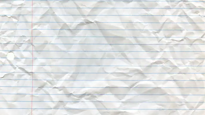 Wrinkled Notebook Paper Background HD Images