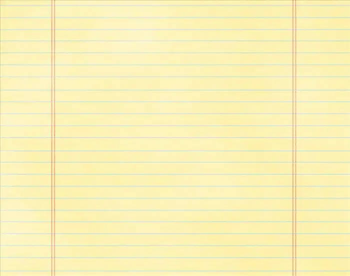 Yellow Class Notebook Paper Background HD Images