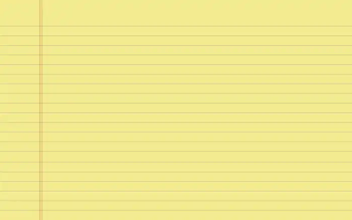 Yellow Class Notebook Paper Background HD Images