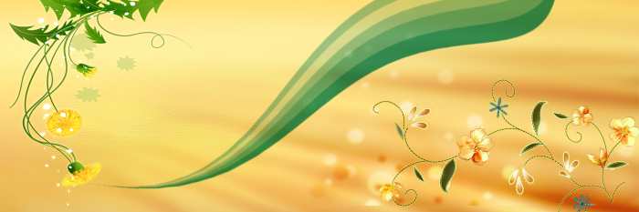 Yellow Green Wave Psd Flex Banner Background Download