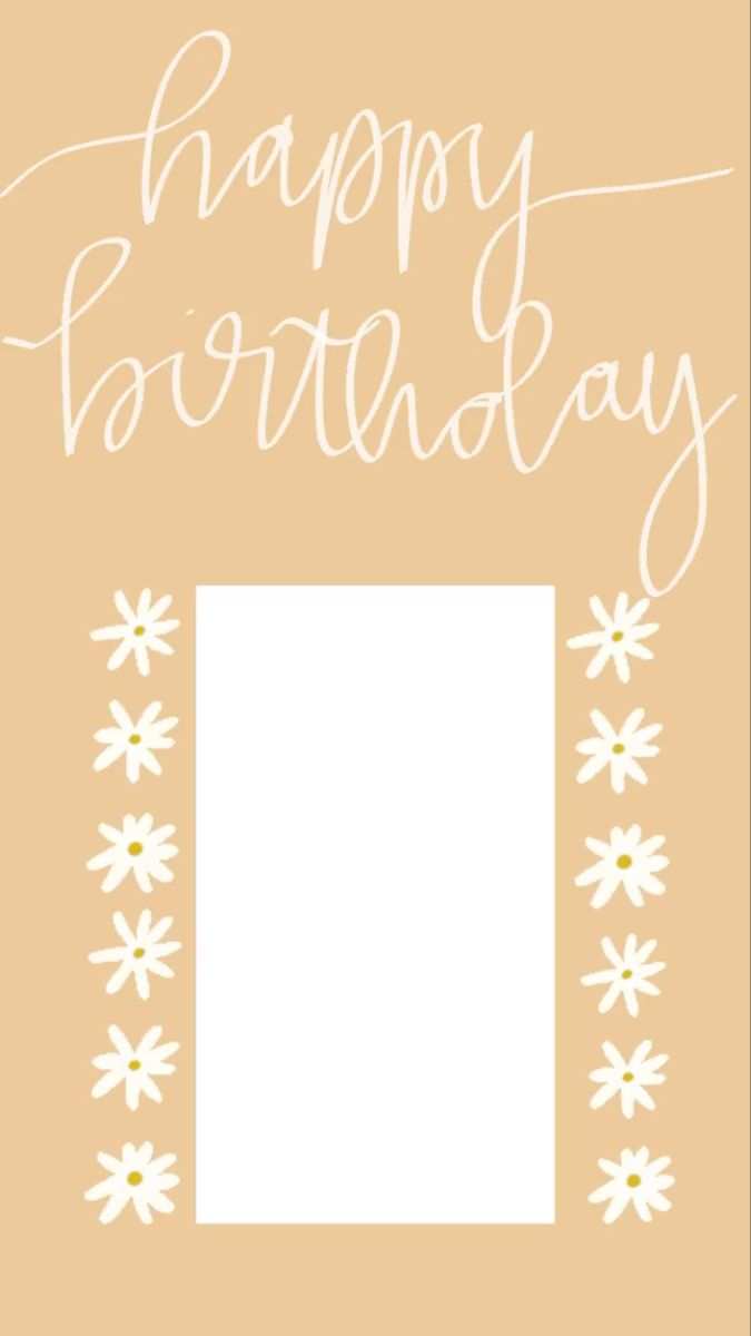 Yellow Instagram Happy Birthday Story Post Background