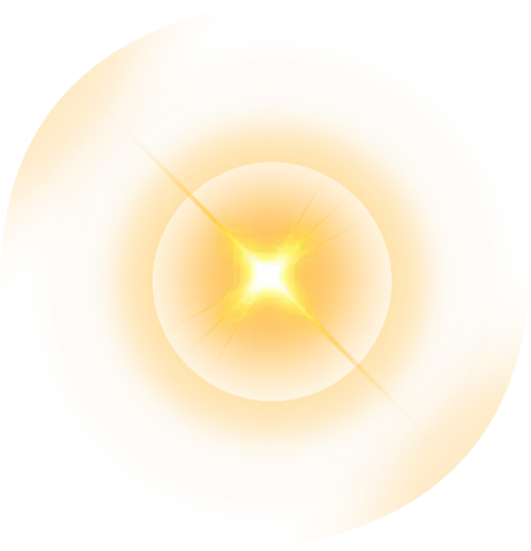 Yellow Lens Flare Lighting PNG Images